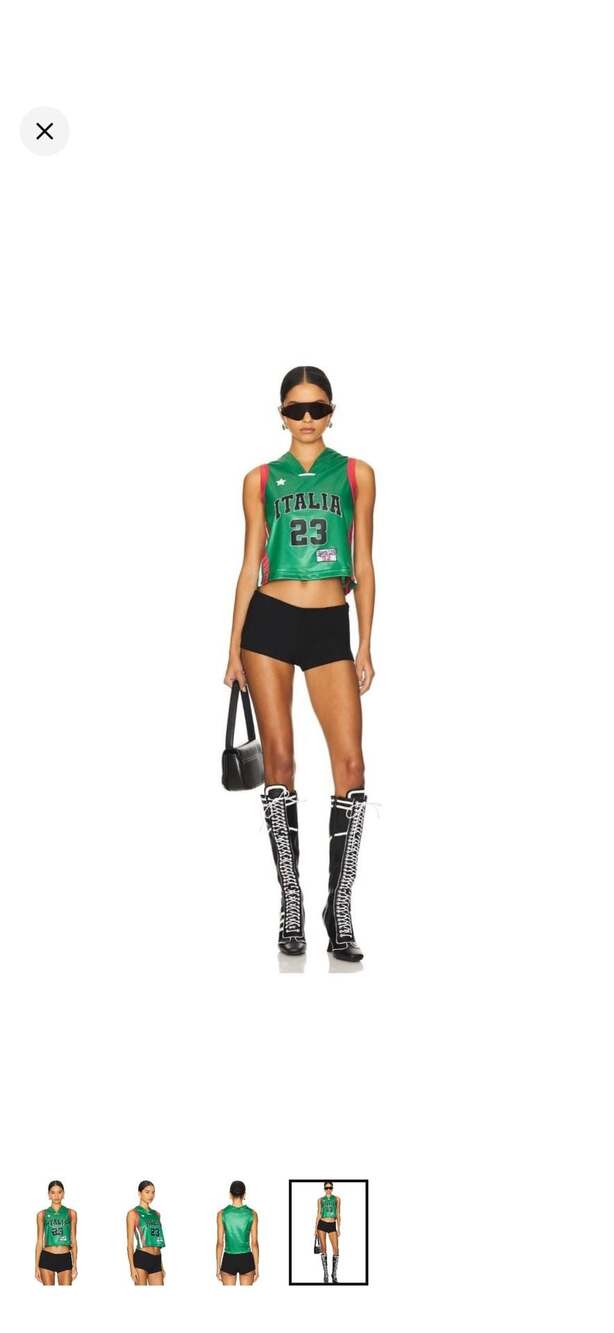 Jaded London Italia 23 Shrunken Football Jersey